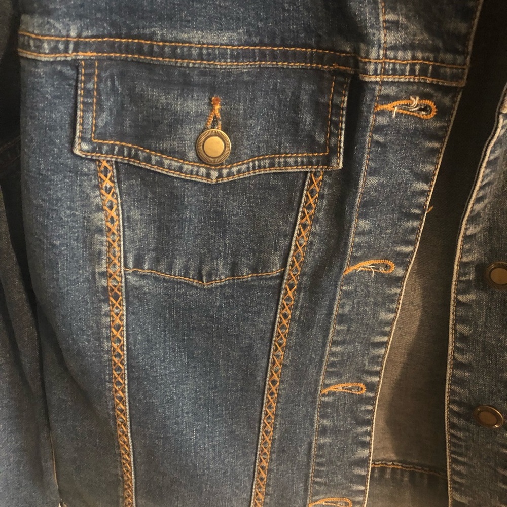 Willi Smith Jean Jacket... Large - image 3